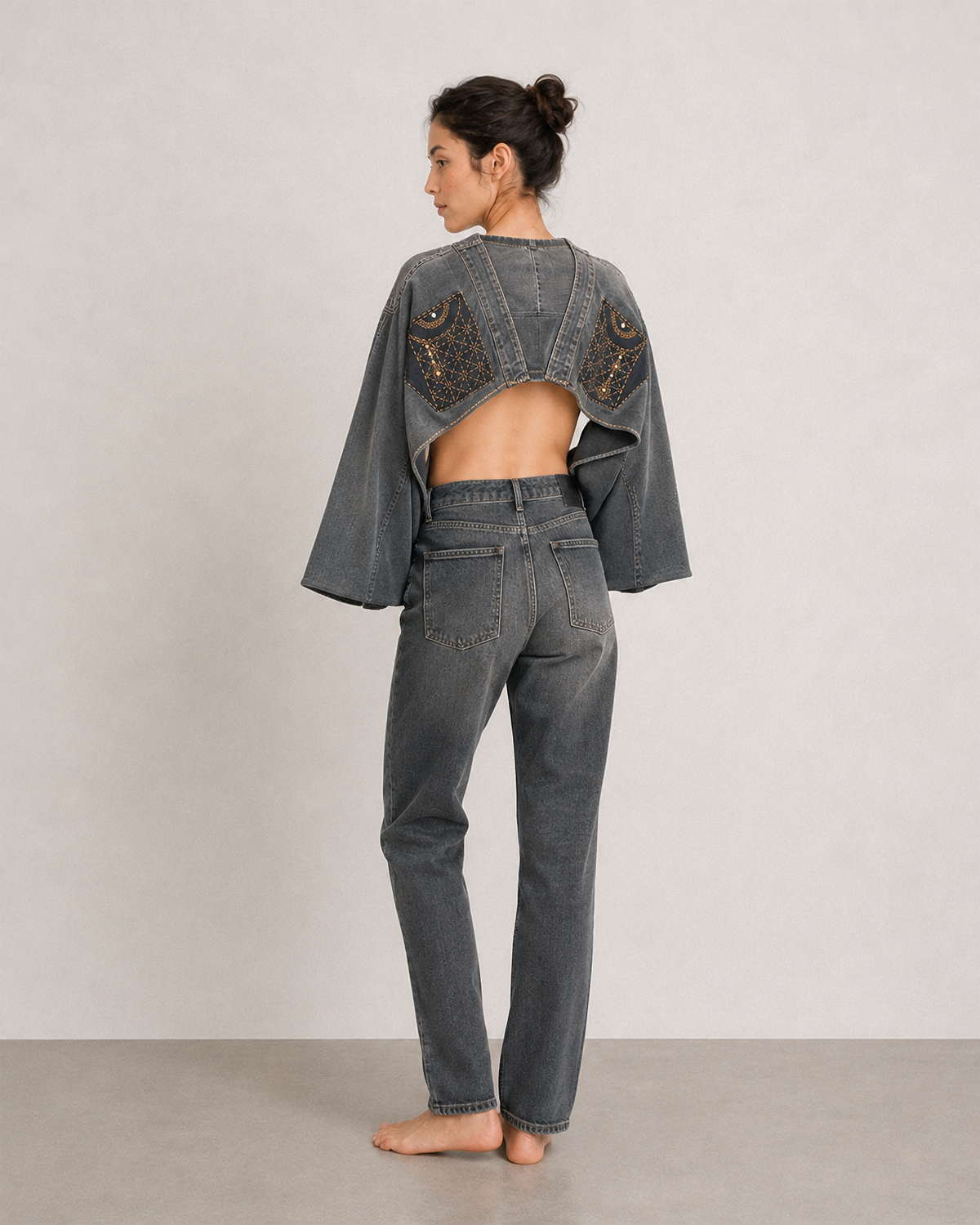 Denim Jeanny Cape Jacket