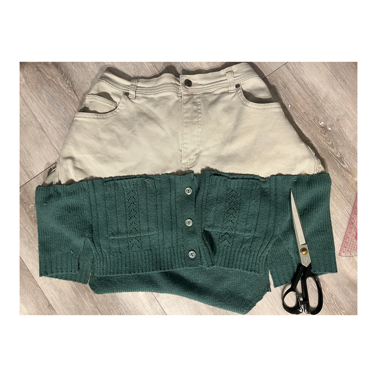 Moss Hug Sweater & Skirt Set